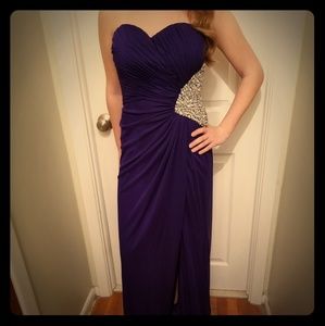 Purple gown